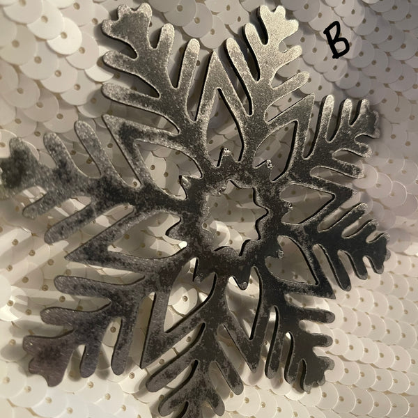 Metal Art Snowflake Mobile Hanger