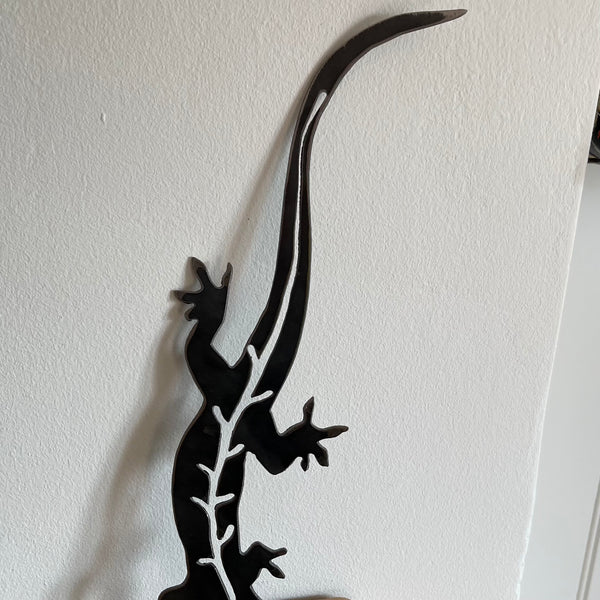 Metal Gecko Reptile Wall Art