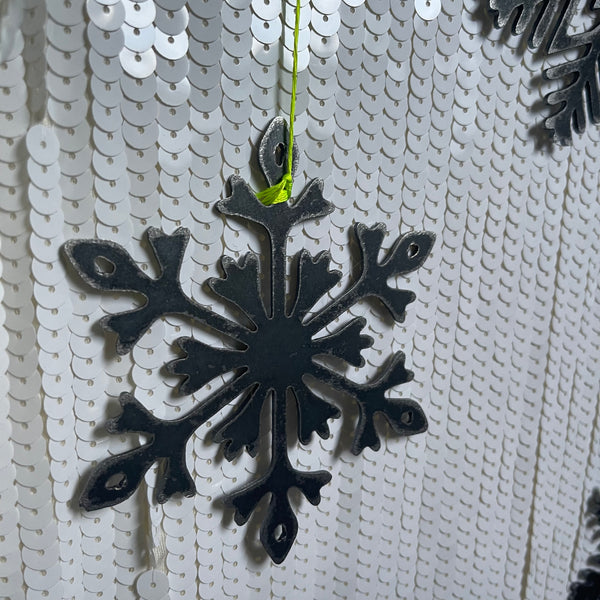 Metal Art Snowflake Mobile Hanger