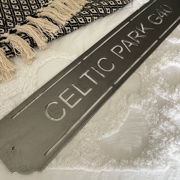 ‘Celtic Park G40’ Celtic Football Club Metal Street Sign