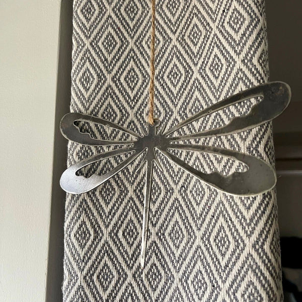 Metal Art Dragonfly Insect Mobile Tree Hanger