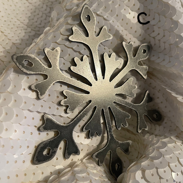 Metal Art Snowflake Mobile Hanger