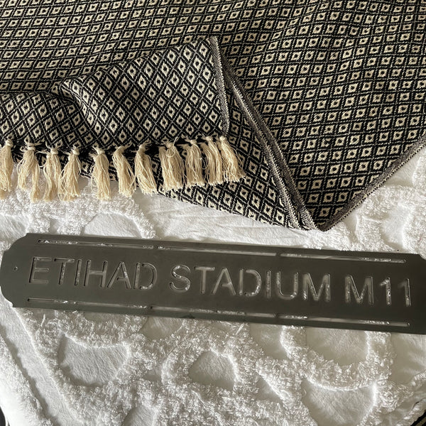 ‘Ethiad Stadium M11’  Man City Football Metal Street Sign