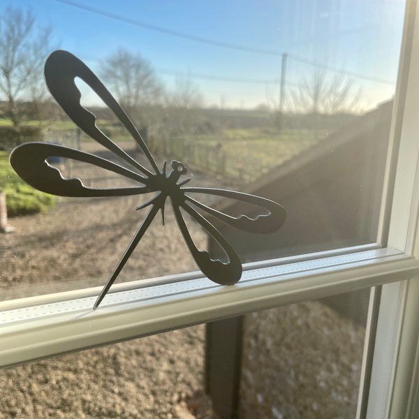 Metal Art Dragonfly Insect Mobile Tree Hanger