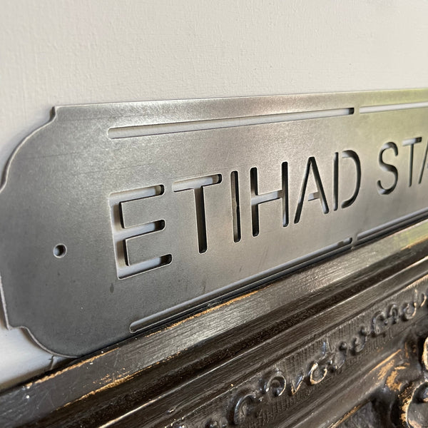 ‘Ethiad Stadium M11’  Man City Football Metal Street Sign